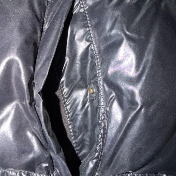 TNA Shiny Black Puffer Vest - Picture 4 of 6